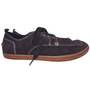 Cole Haan Dominick Boat Shoes Brown Suede Nike Air Sole Mens 13M Moc Toe C09680